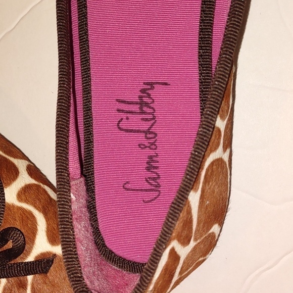 Sam and Libby Ballet Flats Giraffe Fur - Picture 2 of 12